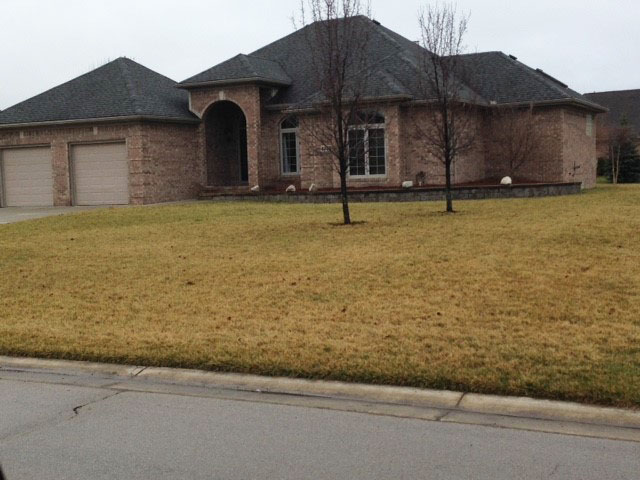 Beautiful Michigan Home after construction. 