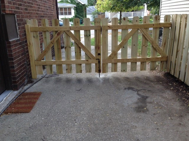 Custom built fence 